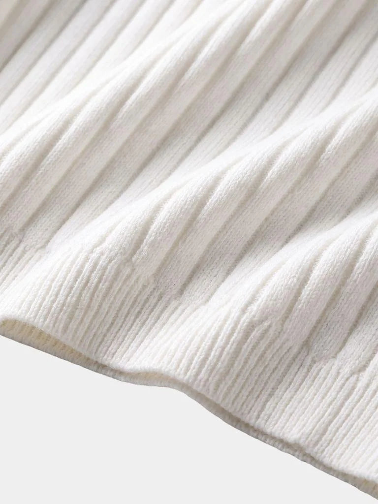 Elegant Quarter Zip Long Sleeve Polo | Bellmont Society
