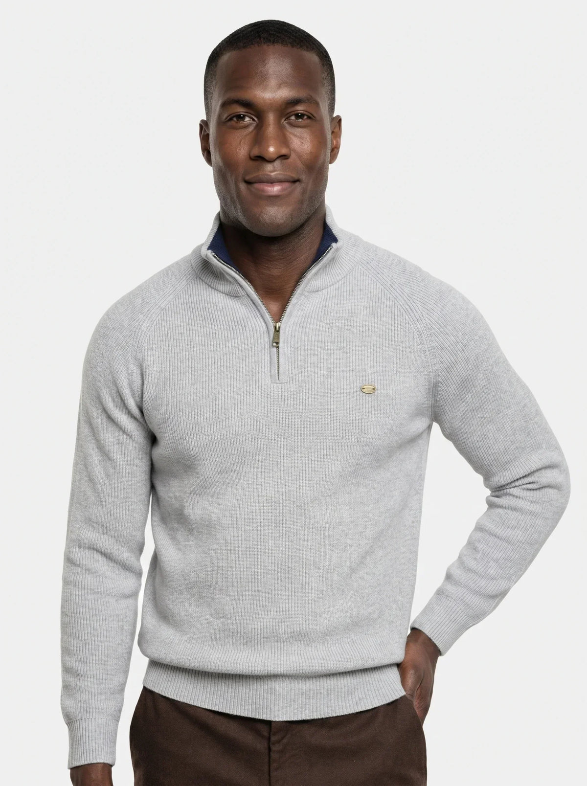 Elegant Quarter Zip Sweater | Bellmont Society