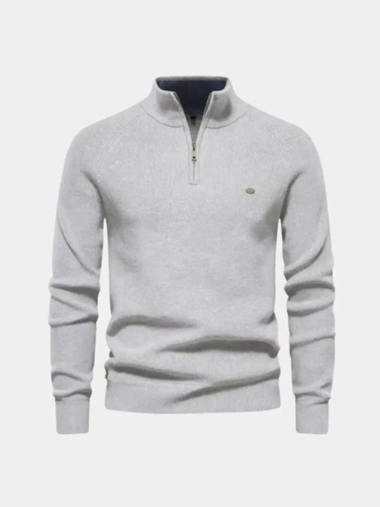Elegant Quarter Zip Sweater | Bellmont Society
