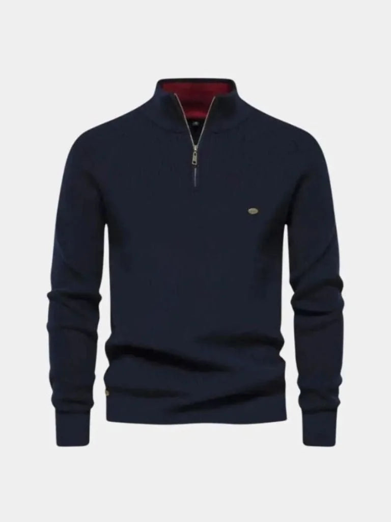 Elegant Quarter Zip Sweater | Bellmont Society