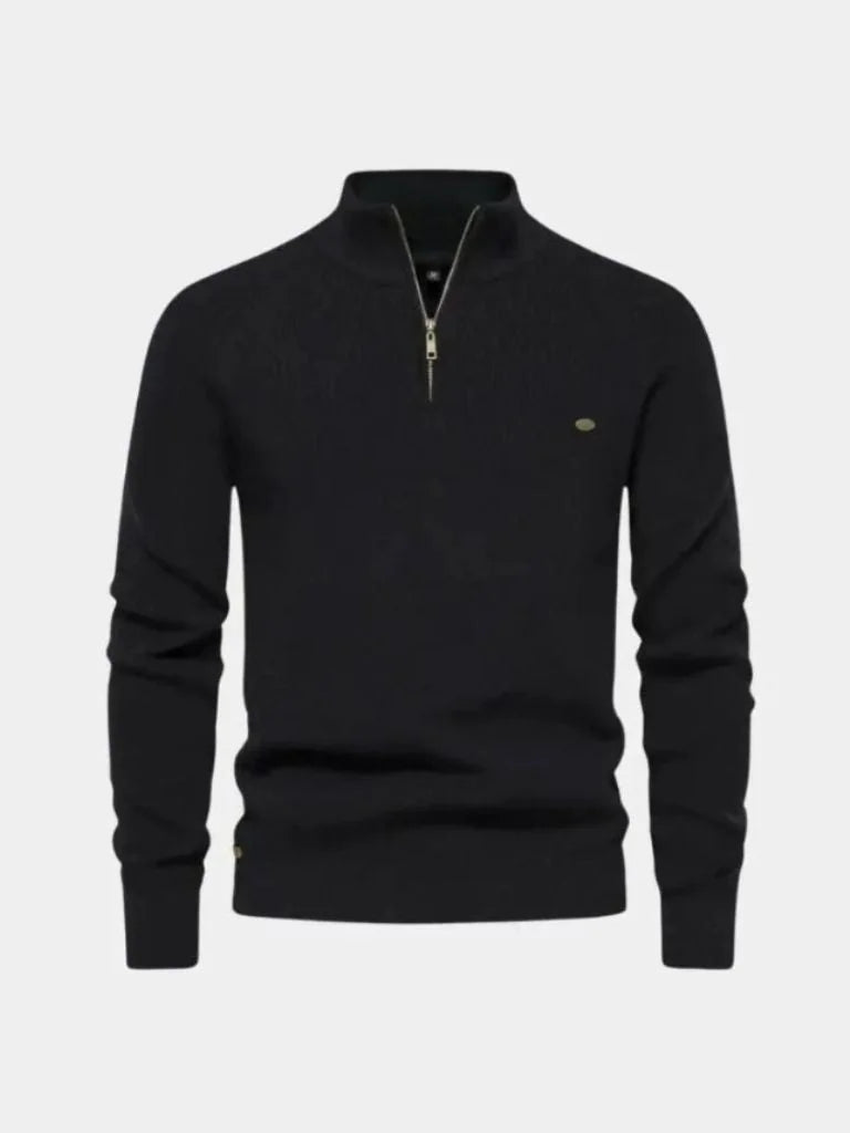 Elegant Quarter Zip Sweater | Bellmont Society