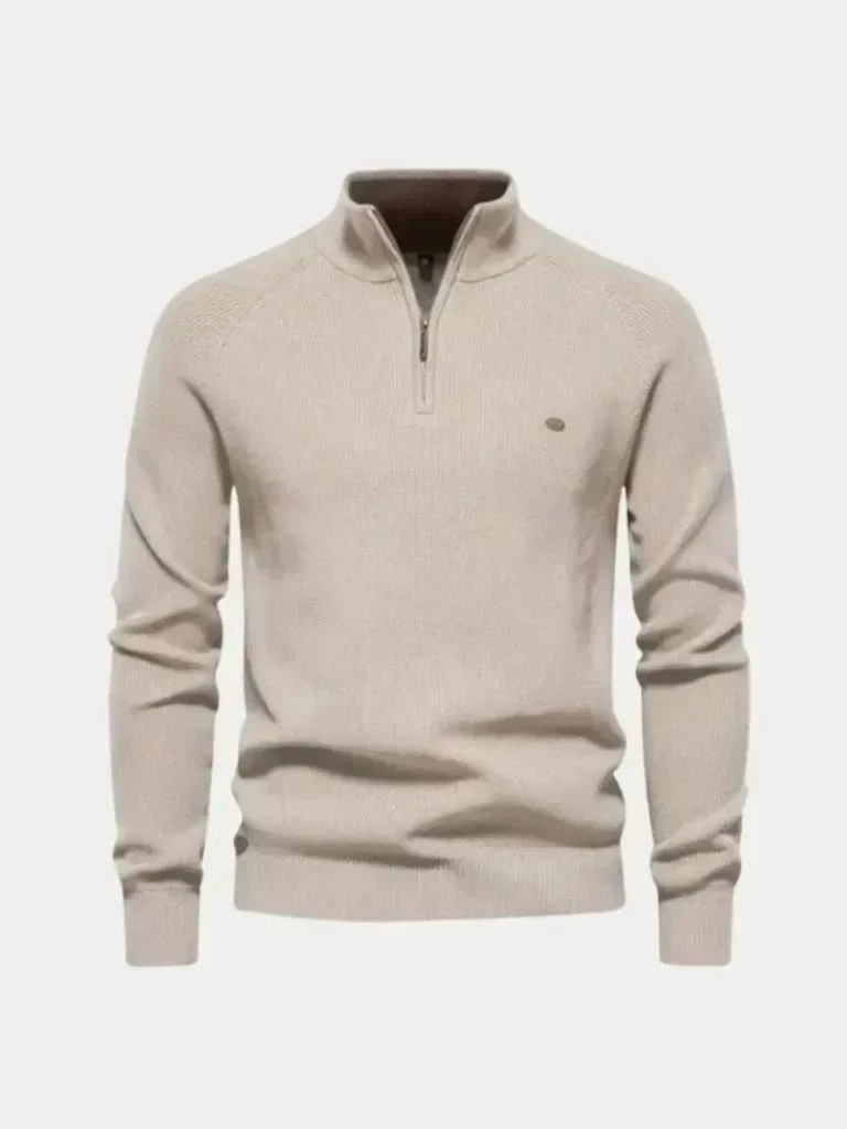 Elegant Quarter Zip Sweater | Bellmont Society