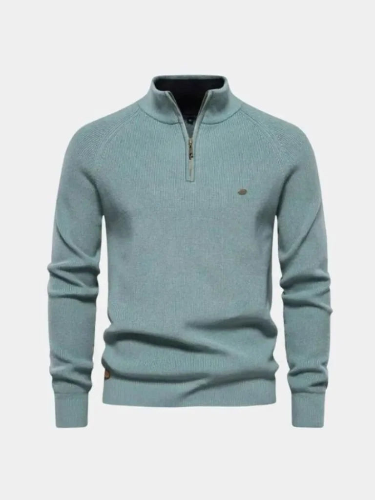 Elegant Quarter Zip Sweater | Bellmont Society
