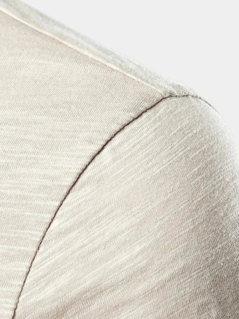 Essential Casual Henley Neck T-Shirt | Bellmont Society