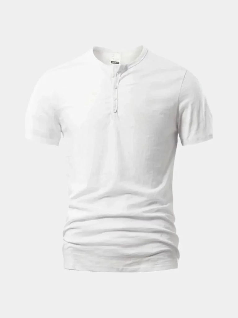 Essential Casual Henley Neck T-Shirt | Bellmont Society
