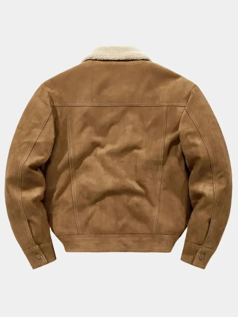 Essential Fleece Suede Jacket | Bellmont Society