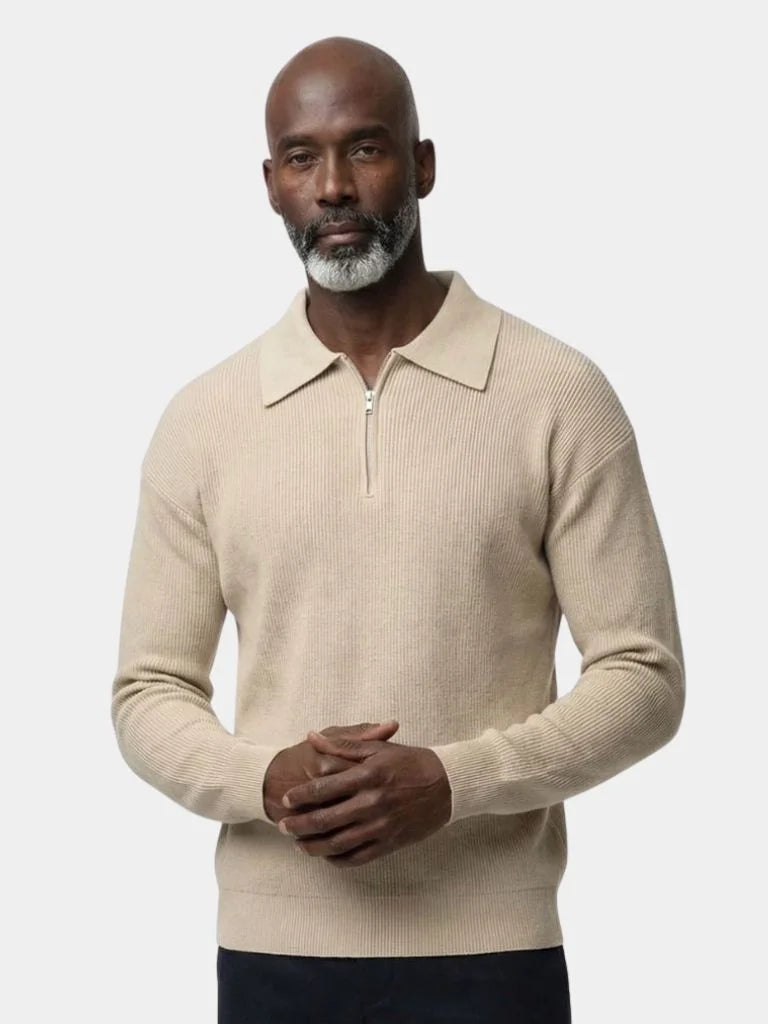 Essential Half Zip Pullover Sweater | Bellmont Society