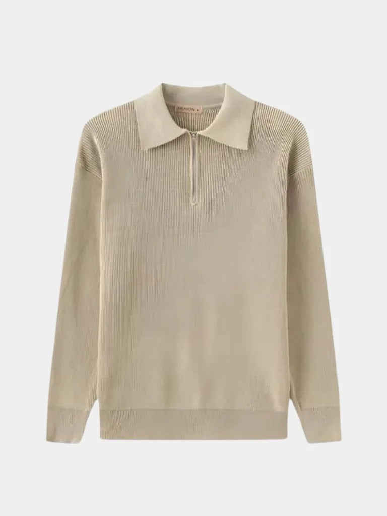 Essential Half Zip Pullover Sweater | Bellmont Society