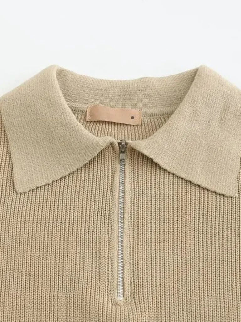 Essential Half Zip Pullover Sweater | Bellmont Society