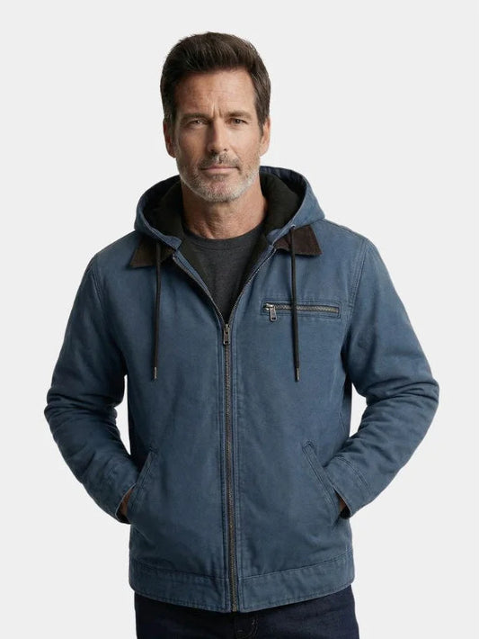 Essential Hooded Work Jacket | Bellmont Society