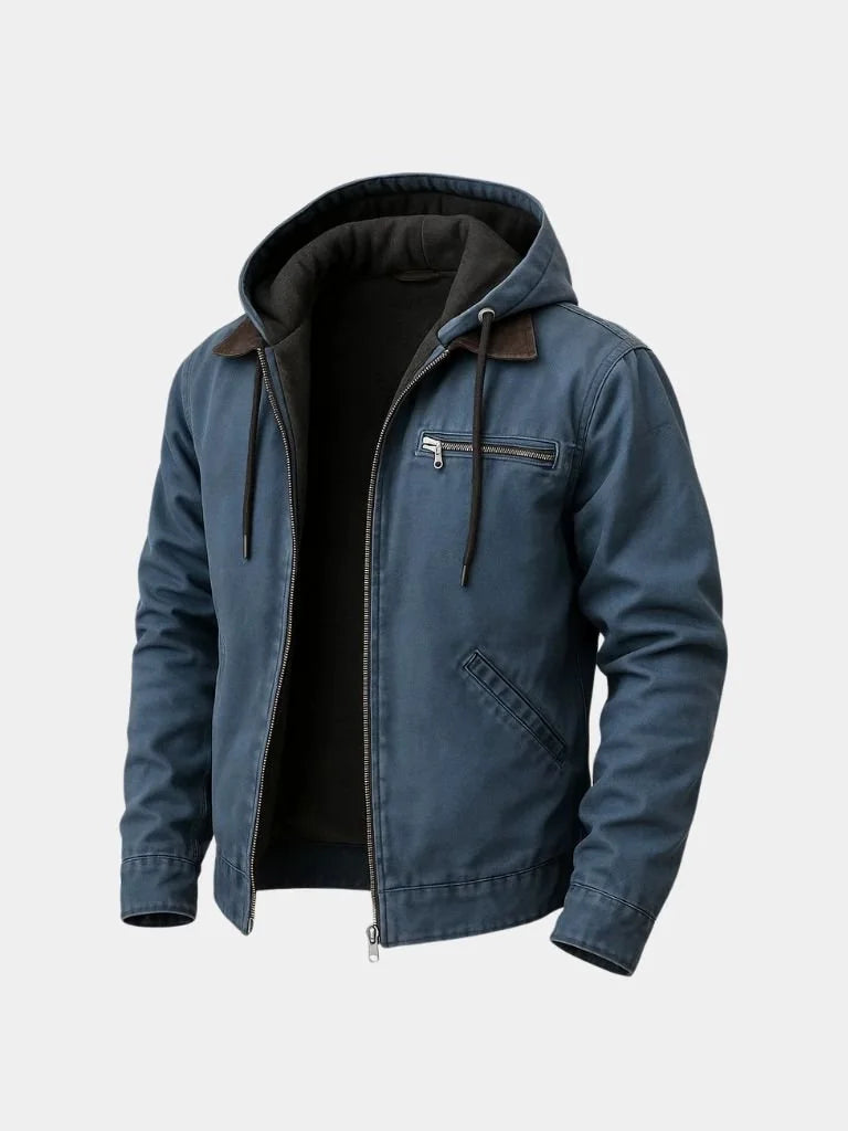 Essential Hooded Work Jacket | Bellmont Society