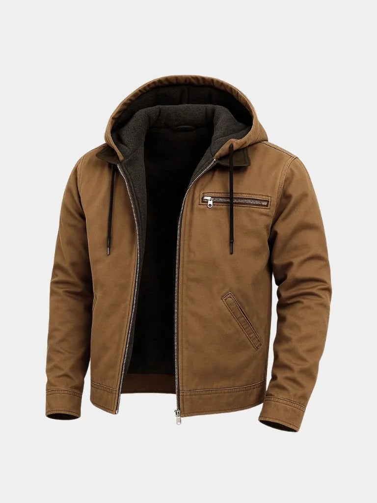 Essential Hooded Work Jacket | Bellmont Society