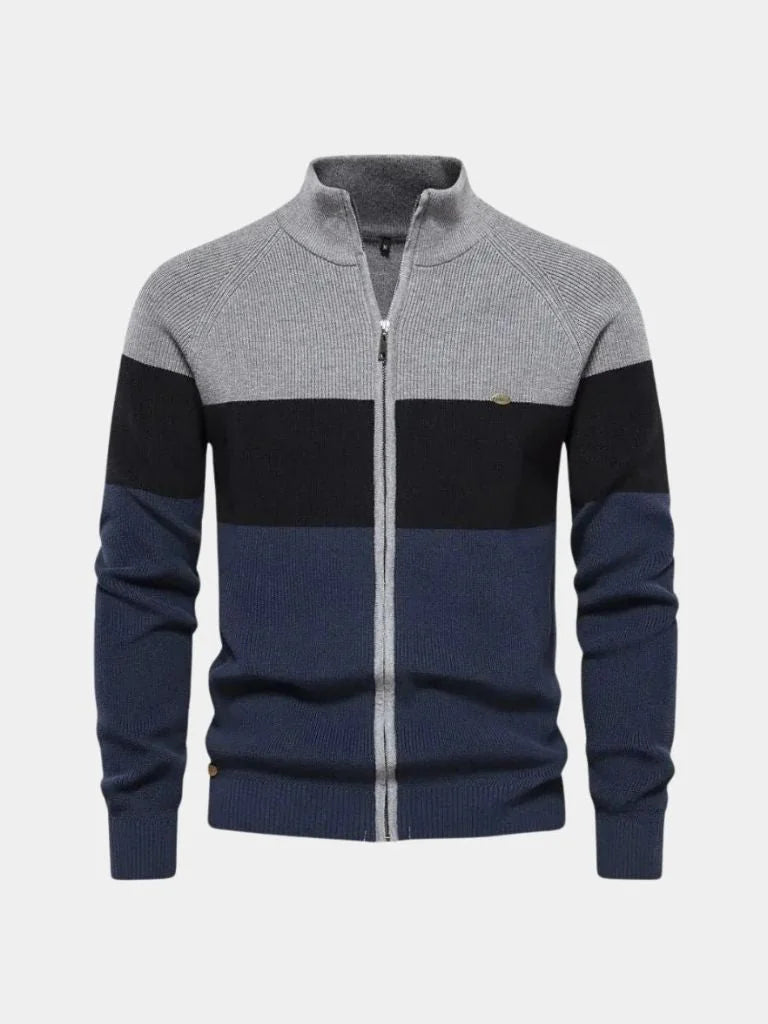 Essential Knit Zipper Sweater | Bellmont Society