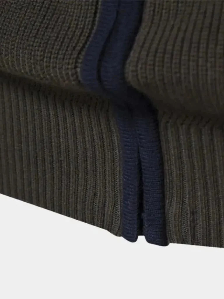 Essential Knit Zipper Sweater | Bellmont Society