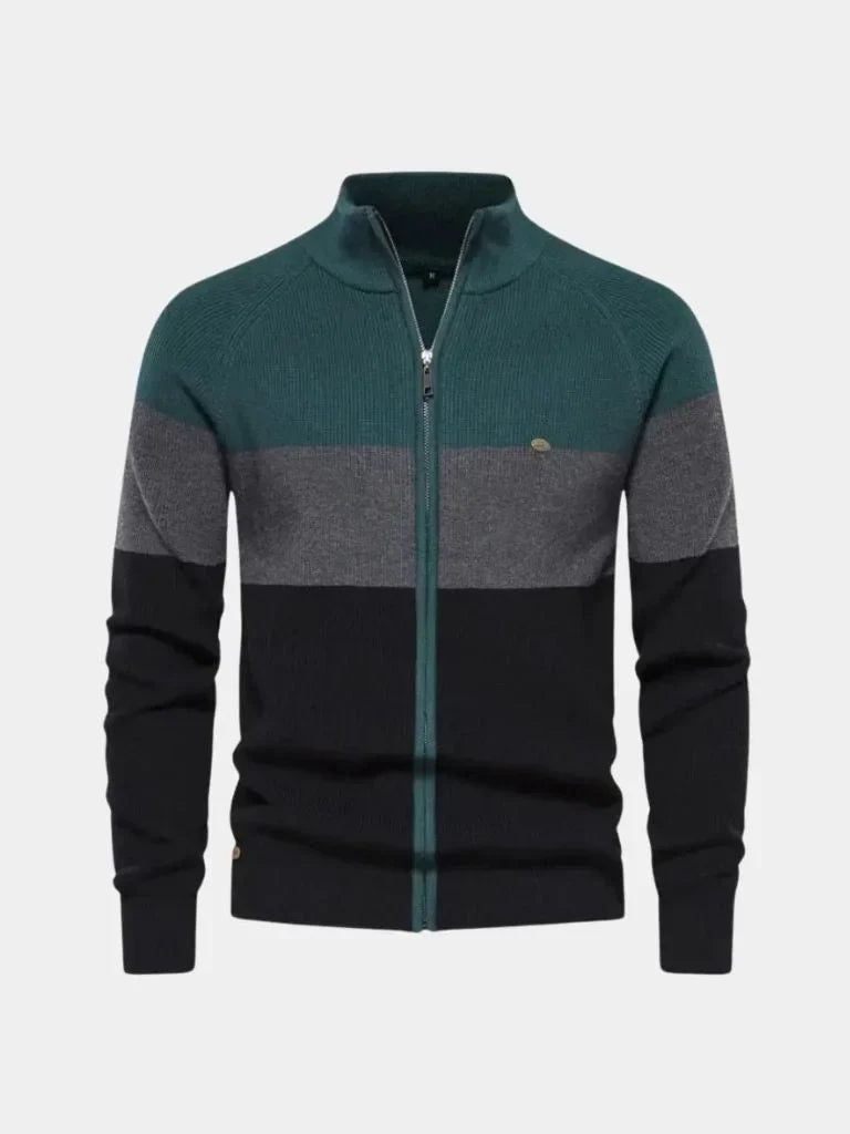 Essential Knit Zipper Sweater | Bellmont Society