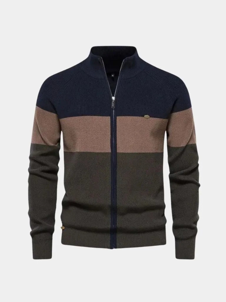 Essential Knit Zipper Sweater | Bellmont Society