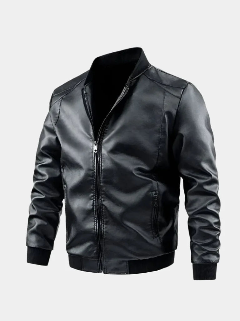 Essential Leather Jacket | Bellmont Society