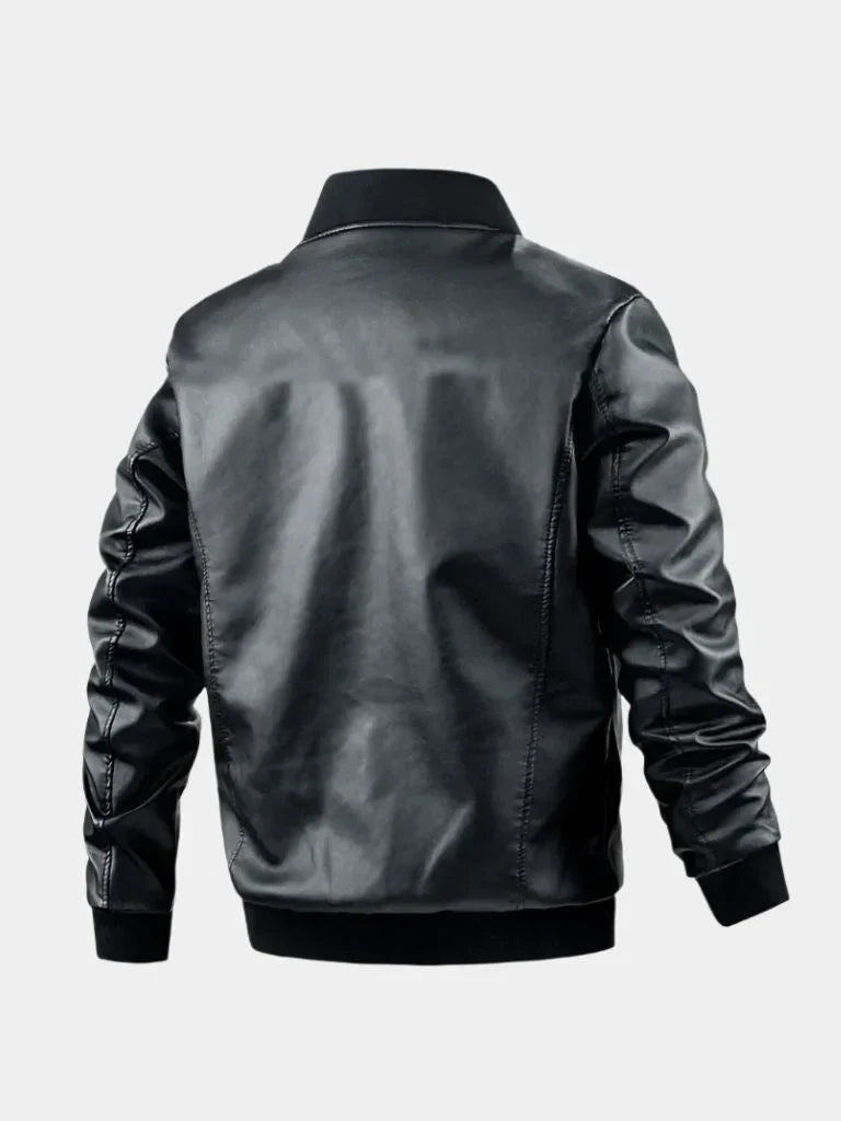 Essential Leather Jacket | Bellmont Society