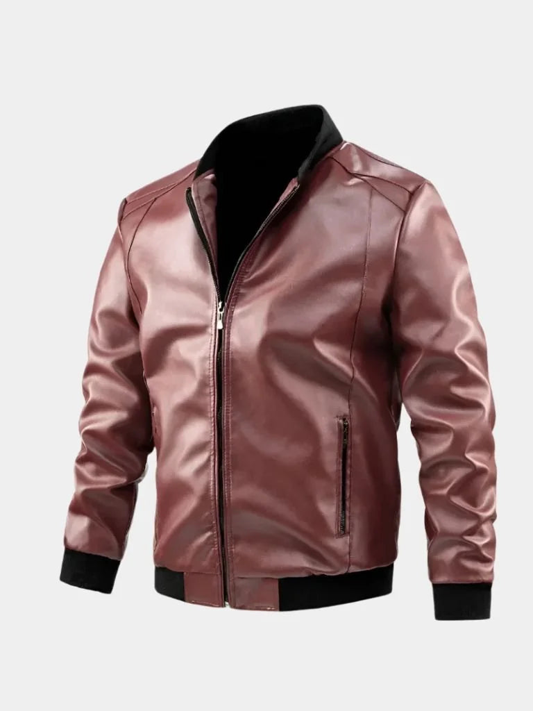 Essential Leather Jacket | Bellmont Society