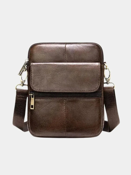 Essential Leather Shoulder Bag | Bellmont Society