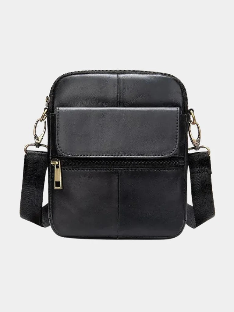 Essential Leather Shoulder Bag | Bellmont Society