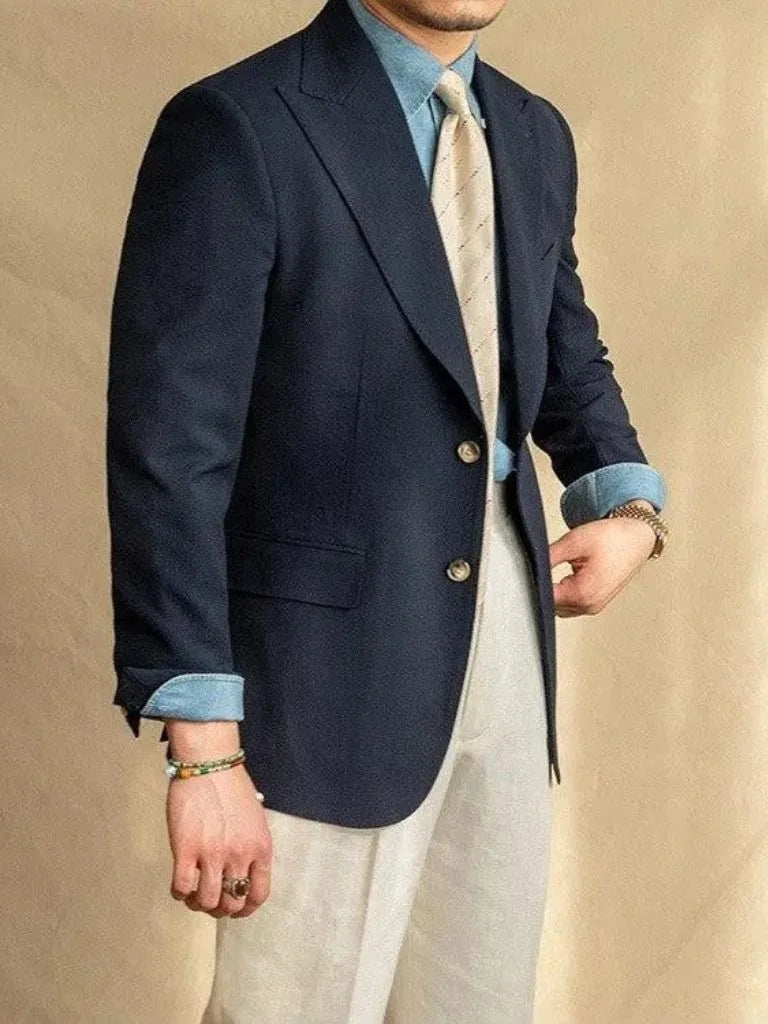 Essential Nautical Seersucker Blazer | Bellmont Society