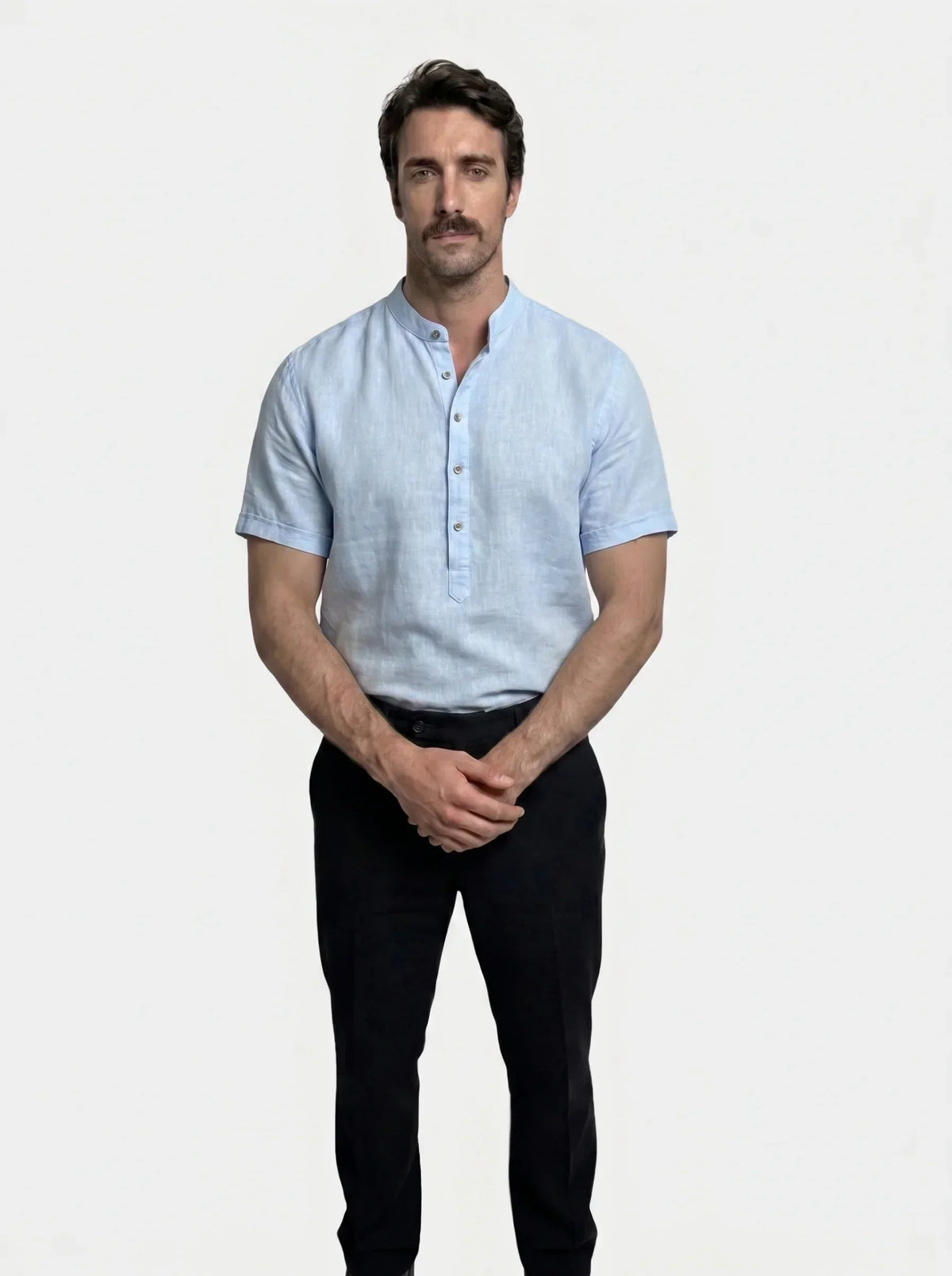 Essential Short Sleeve Linen Shirt | Bellmont Society