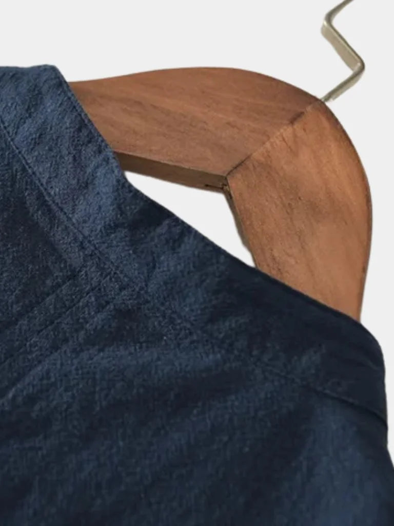 Essential Short Sleeve Linen Shirt | Bellmont Society