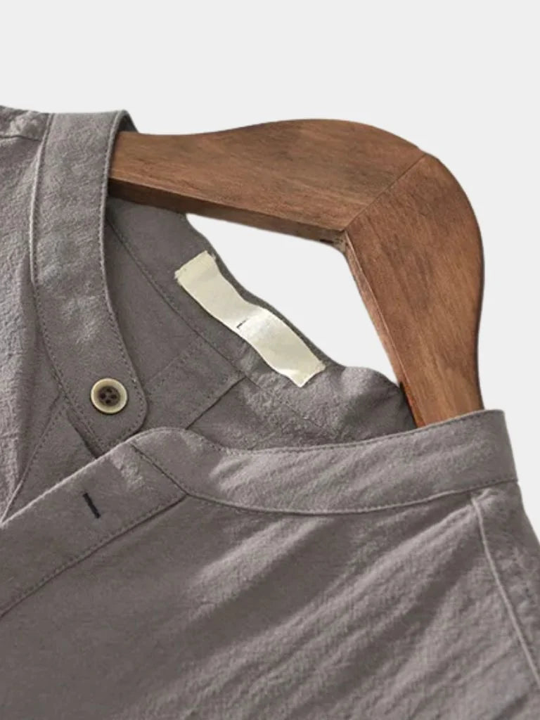 Essential Short Sleeve Linen Shirt | Bellmont Society