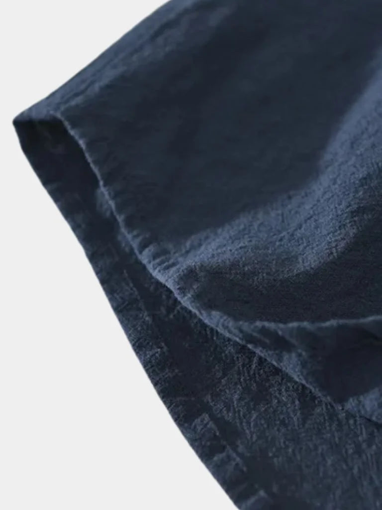 Essential Short Sleeve Linen Shirt | Bellmont Society