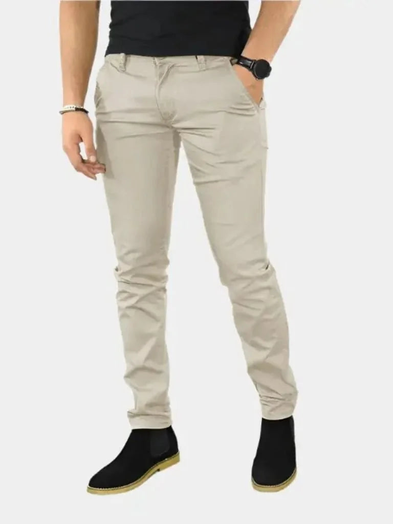 Essential Slim Fit Straight Trousers — Avelmontis