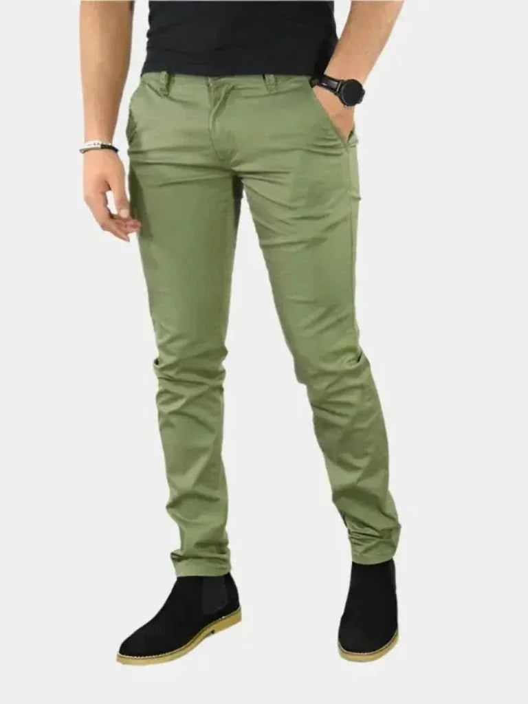 Essential Slim Fit Straight Trousers — Avelmontis