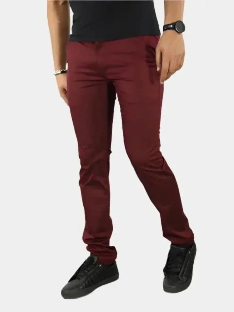 Essential Slim Fit Straight Trousers — Avelmontis