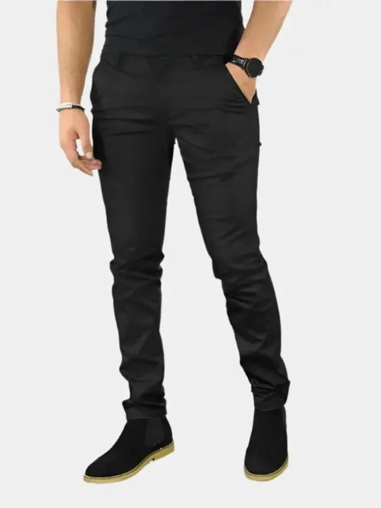 Essential Slim Fit Straight Trousers — Avelmontis