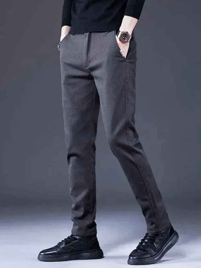Essential Stretchy Straight Trousers — Avelmontis
