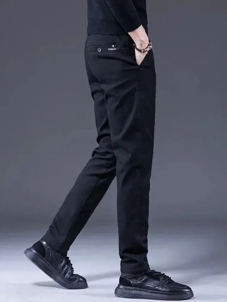 Essential Stretchy Straight Trousers — Avelmontis