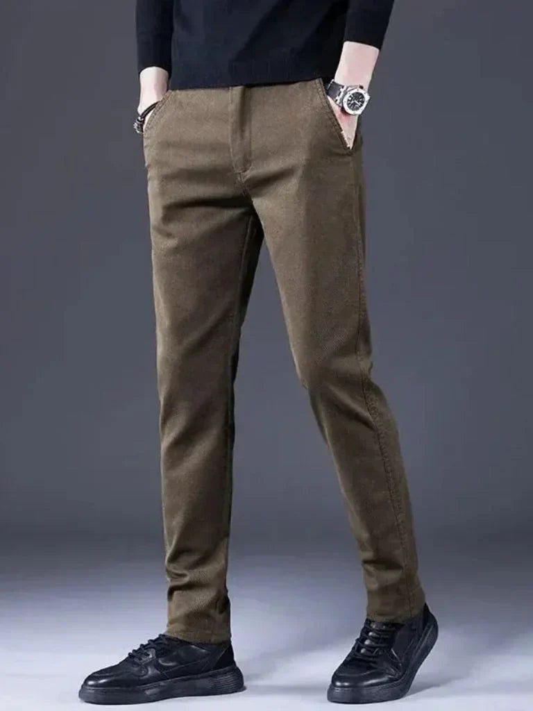 Essential Stretchy Straight Trousers — Avelmontis