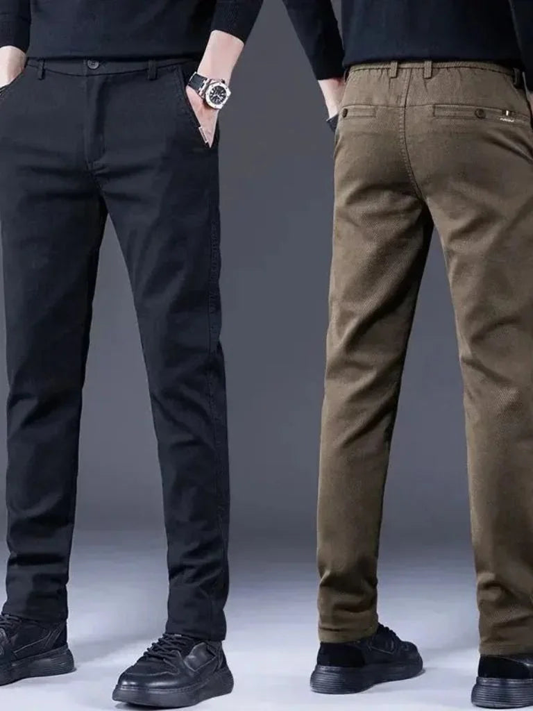 Essential Stretchy Straight Trousers — Avelmontis