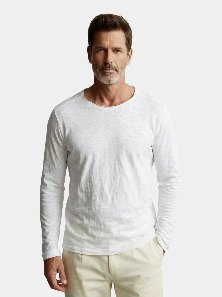 Essential Vintage Cotton Long Sleeve Tee — Avelmontis