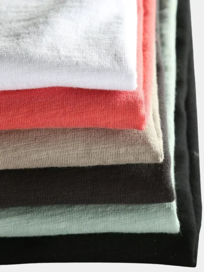 Essential Vintage Cotton Long Sleeve Tee — Avelmontis
