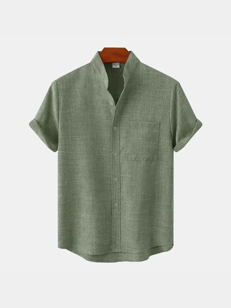 Executive Resort Linen Shirt — Avelmontis