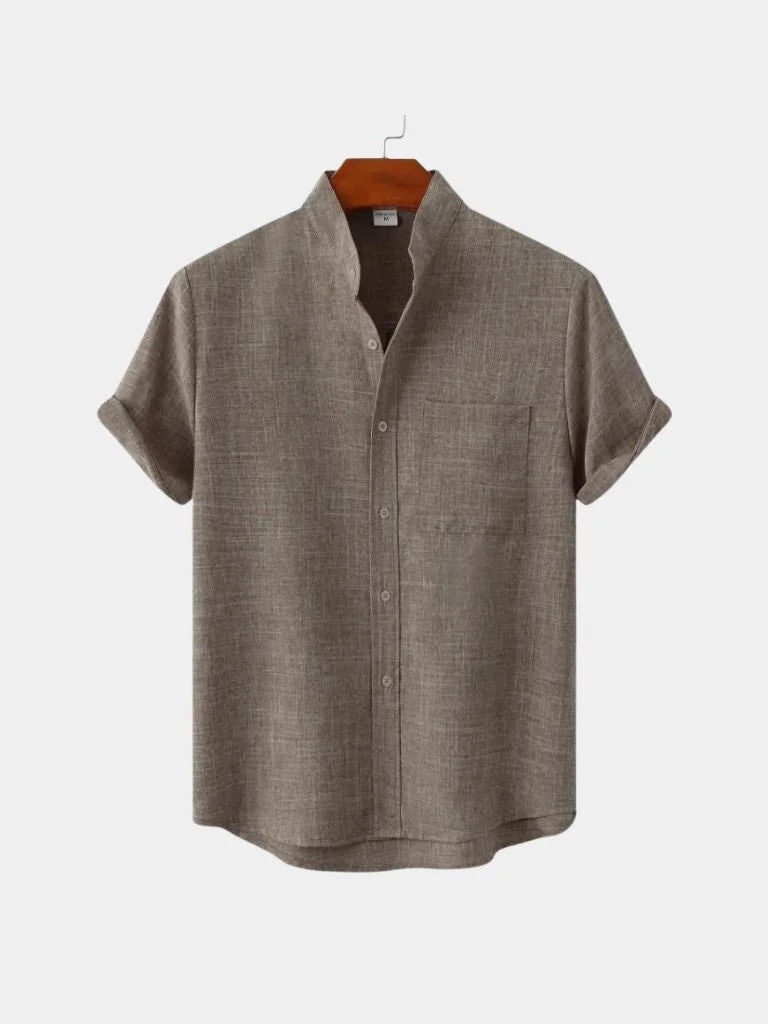 Executive Resort Linen Shirt — Avelmontis