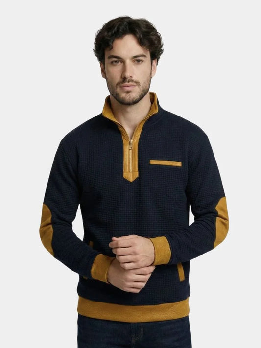 Explorer High Collar Quarter Zip Pullover — Avelmontis