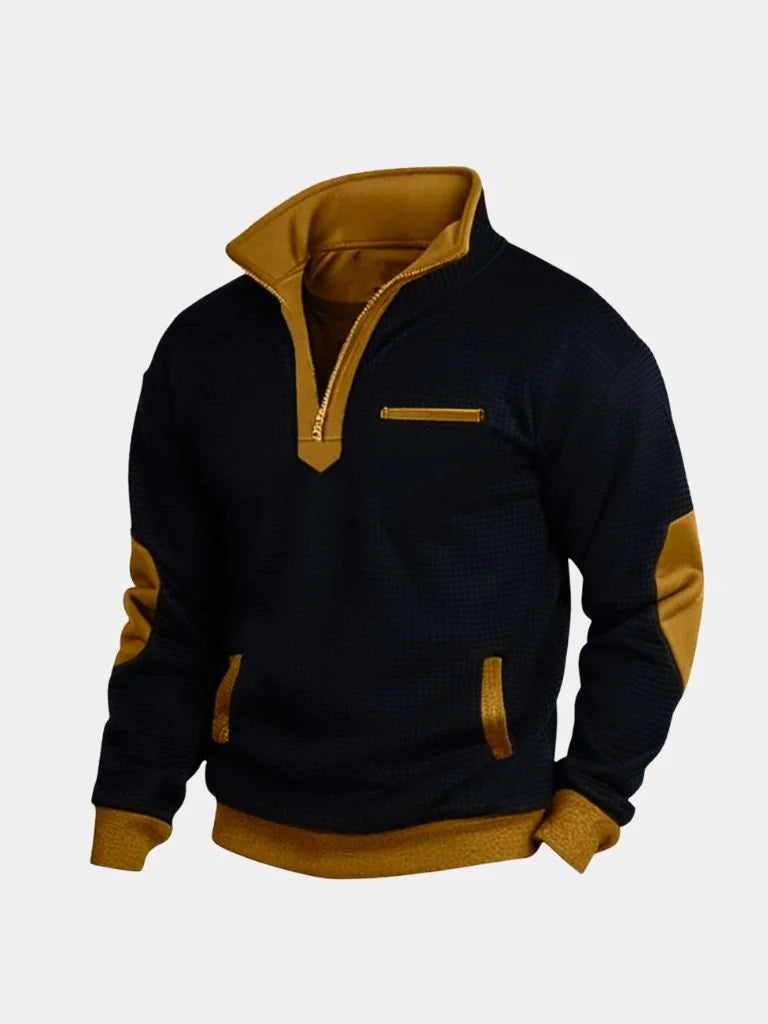 Explorer High Collar Quarter Zip Pullover — Avelmontis