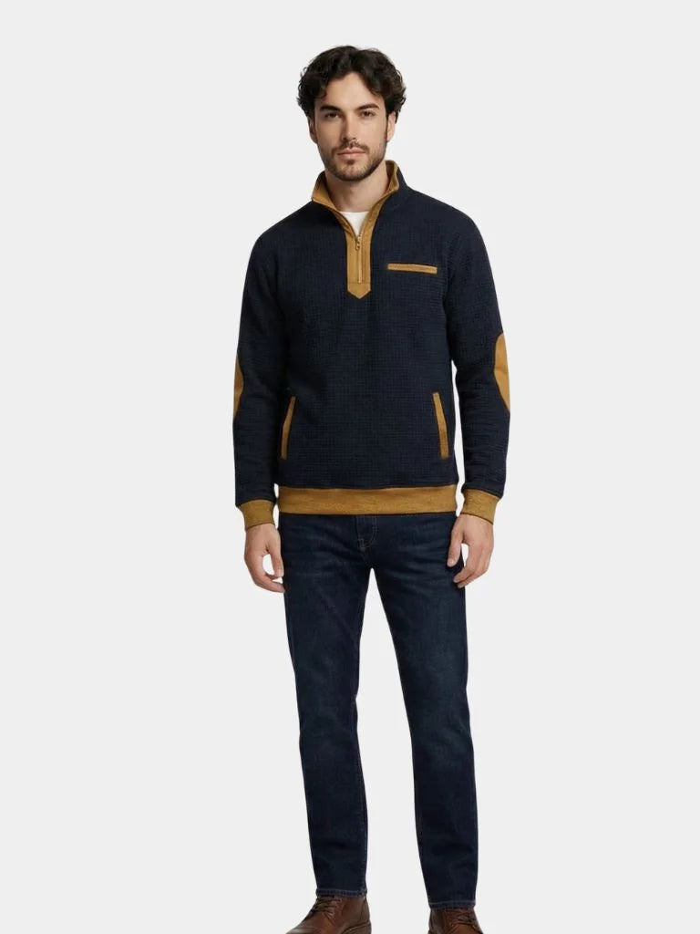 Explorer High Collar Quarter Zip Pullover — Avelmontis