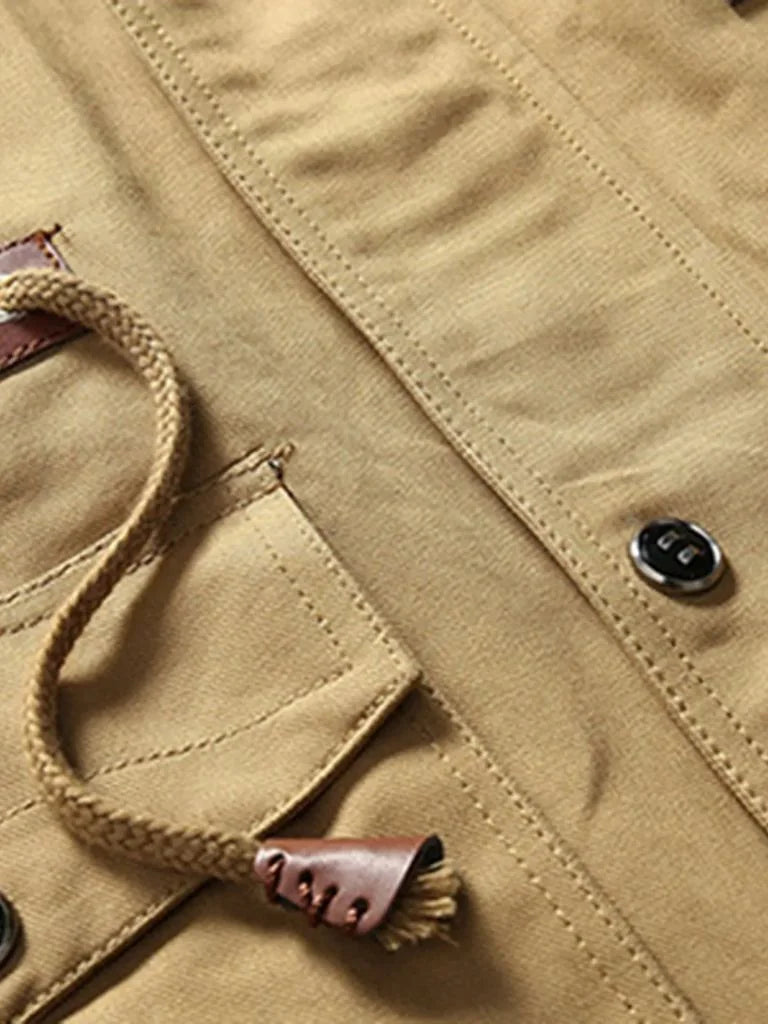 Fleece Hooded Bomber Jacket — Avelmontis