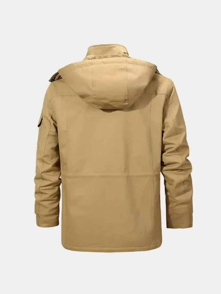 Fleece Hooded Bomber Jacket — Avelmontis