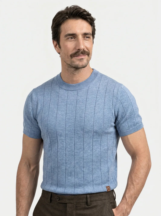 Garrison Texture Crew Top T-Shirt — Avelmontis