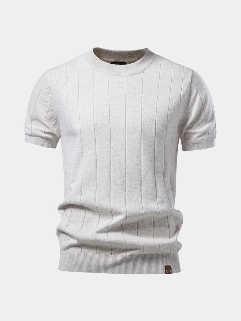 Garrison Texture Crew Top T-Shirt — Avelmontis