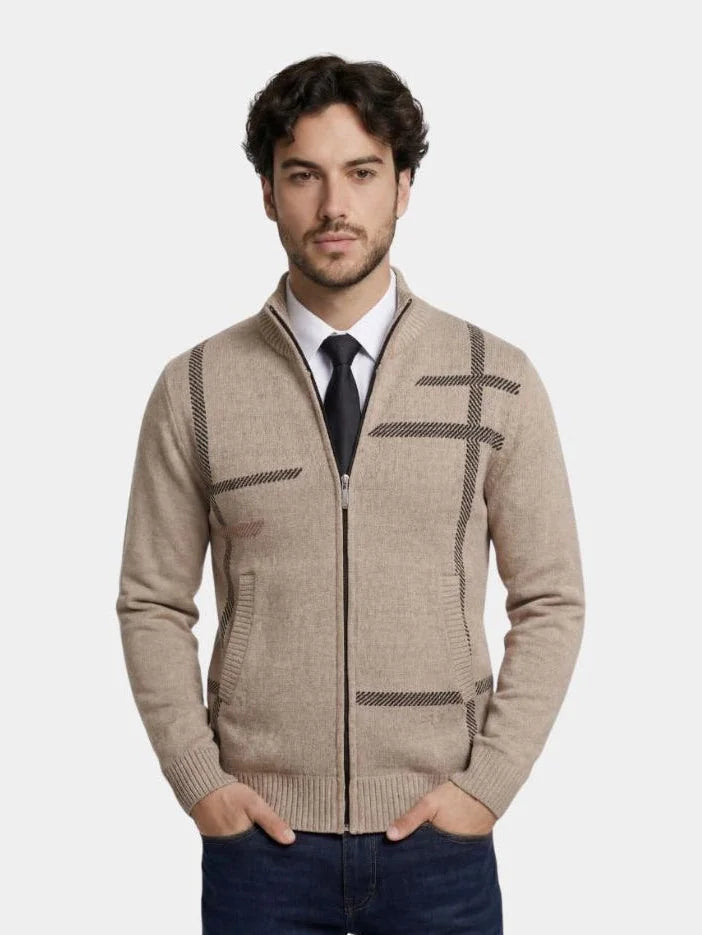 Graphite Symmetry Knit Jacket — Avelmontis